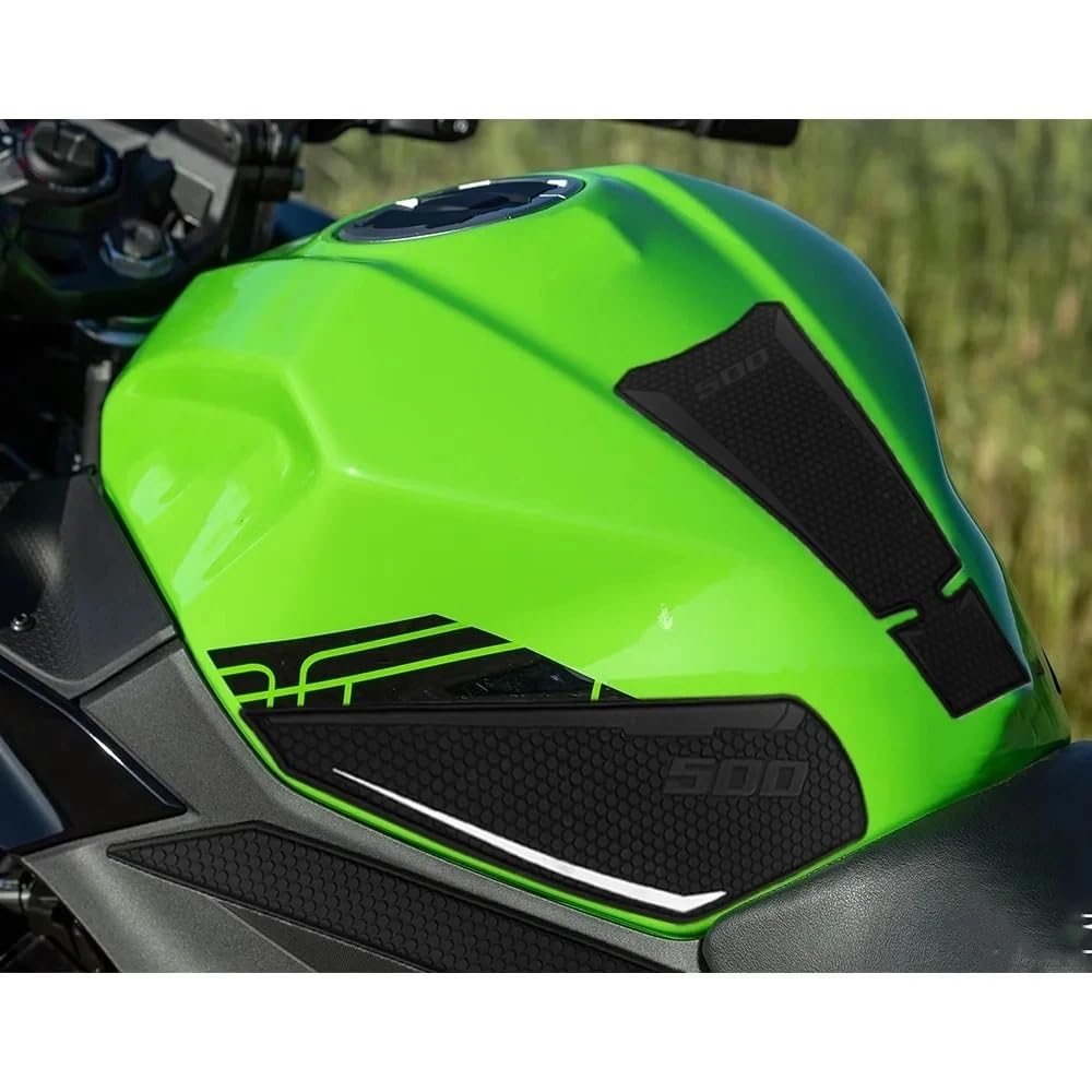Osłona zbiornika motocykl Do Z500 Ninja500 podkładka trakcyjna na kolana | Chwyty na bak motocykla Tank Pad Tank Pad Chwyt kolanowy