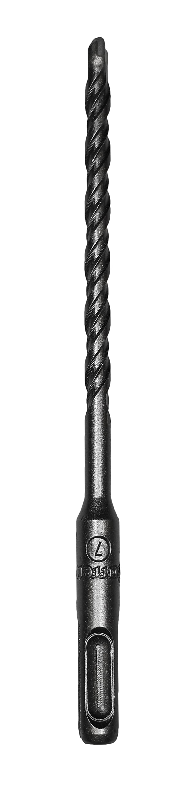 Starrett SDS Plus. Drill Bit - 7X160MM KBPS07B Carbide Tip 2 Point Flute Hammer Drill Bit - For Concrete Masonry Stone Bricks
