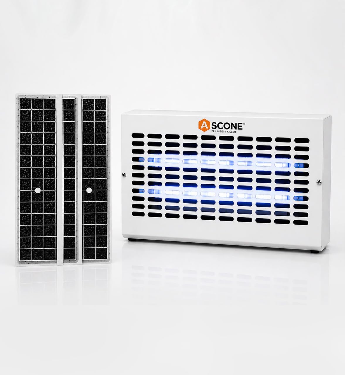 ASCONE GluePad Series 2 Flying Insect Killer, UV Light and Glue Pad Fly Trap, Silent Electric Insect Catcher, Wall Mount, for Restaurants, Hotels, Hospitals and Offices, Covers 300-400 Sq Ft-image-19