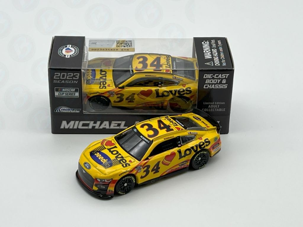 Michael McDowell 2023 Love's Travel Stops 1:64 Nascar Diecast Chassis