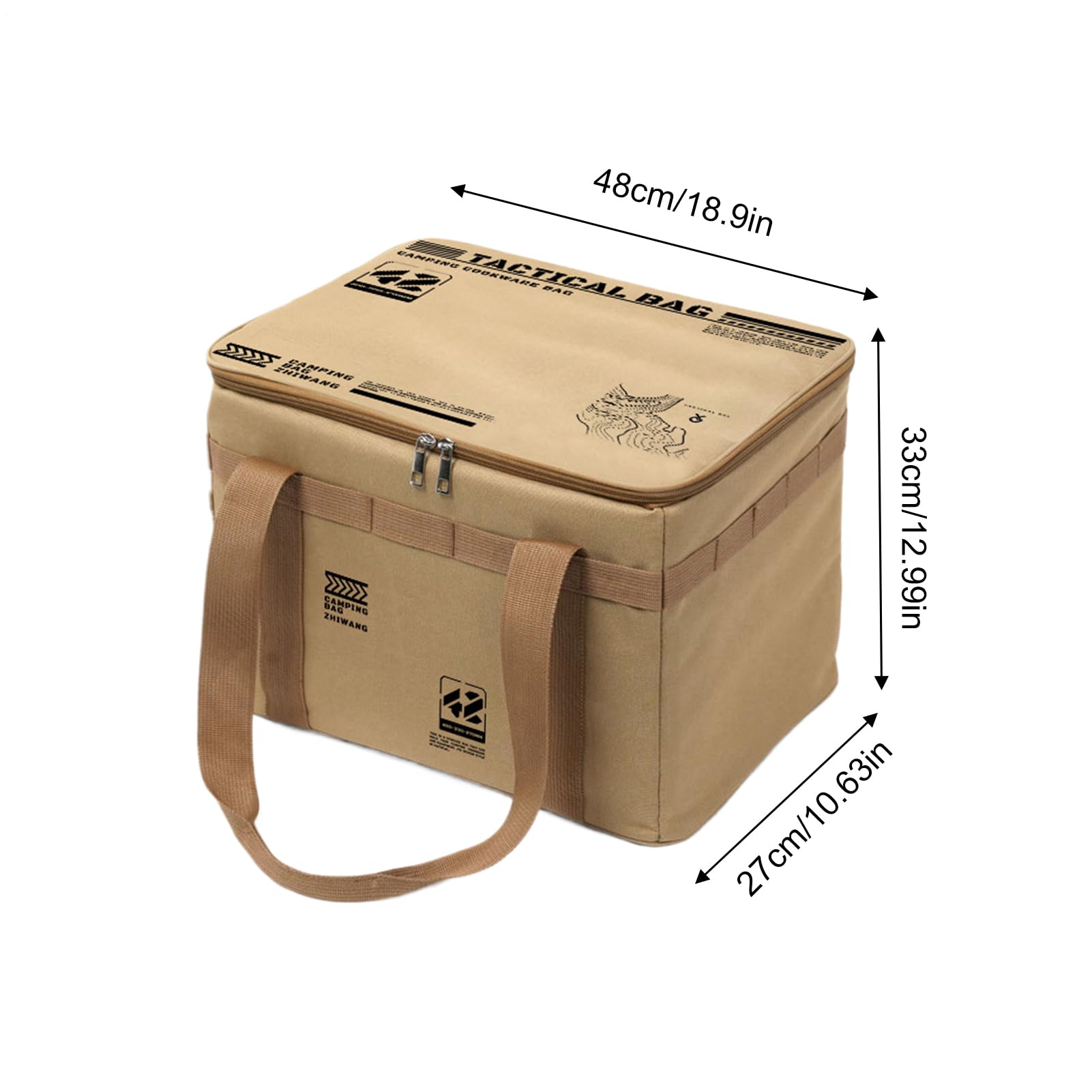 Borsa Portaoggetti Da Campeggio Contenitore Resistente Con Maniglie Per | Organizer Attrezzatura Camping Per Campeggio Viaggi Traslochi Imballaggio Lavanderia Università Palestra Sp