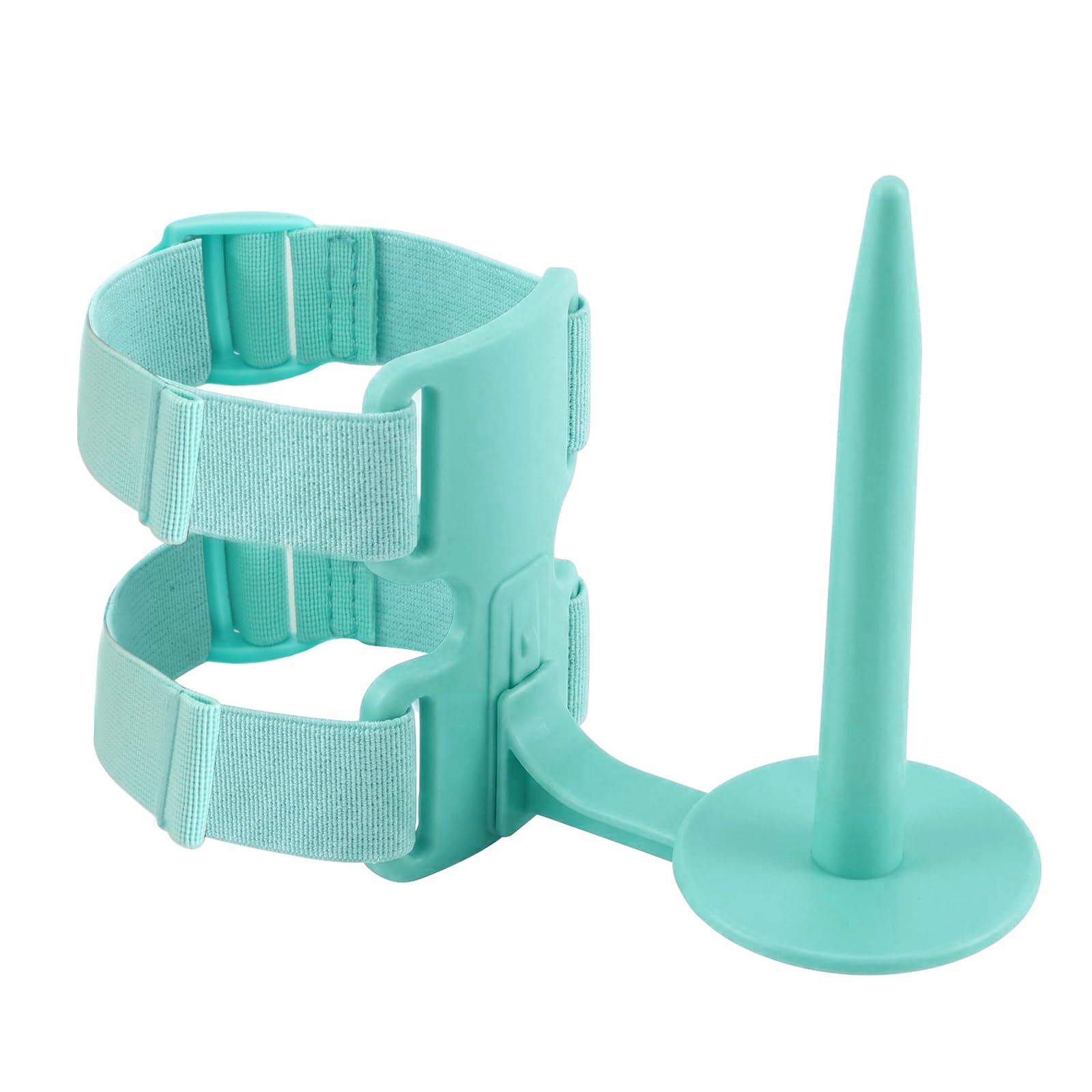 Strap Yarn Holder, Wearable Yarn Spool Stand with Double Strap and Upright Post for Knitting and Crochet Projects Wearable Spool Holder Arm Mounted Knitting Helper Crochet Guide Studio Home Tool