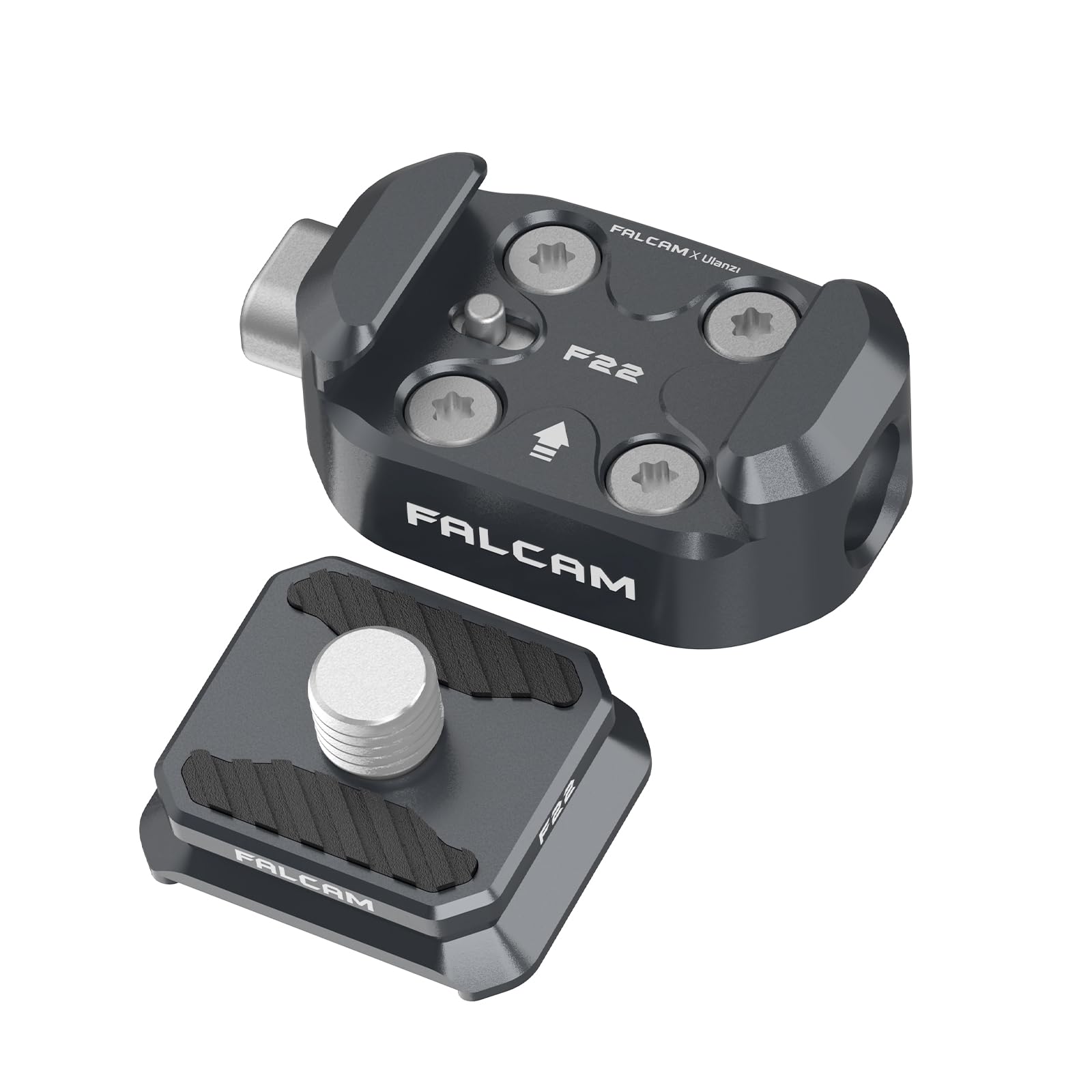 FALCAM F22 Quick Release Kit for Insta360, Plate and Clip, Camera Mounting Adapter Kit for 360 Action Camera - 2564