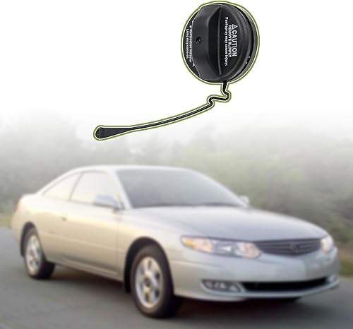 Miniatura 7 de Tapa de llenado del depósito de combustible 77300-33070 se adapta a Toyota 4Runner Avalon Camry Corolla Highlander Matrix Sequoia Sienna Solara