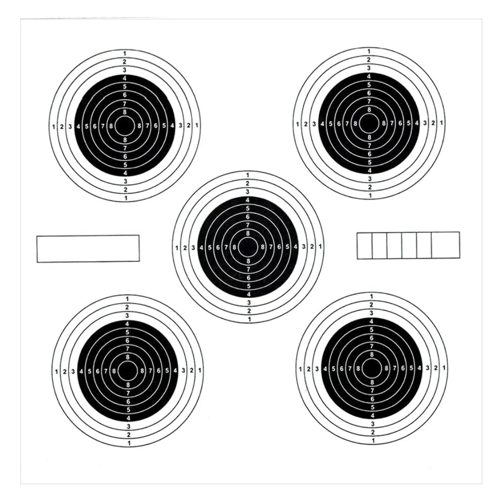 ADCHOP Besagli 14x14 cm 200 gr Confezione 100 pezzi tiro al bianco Airsoft Aria compressa