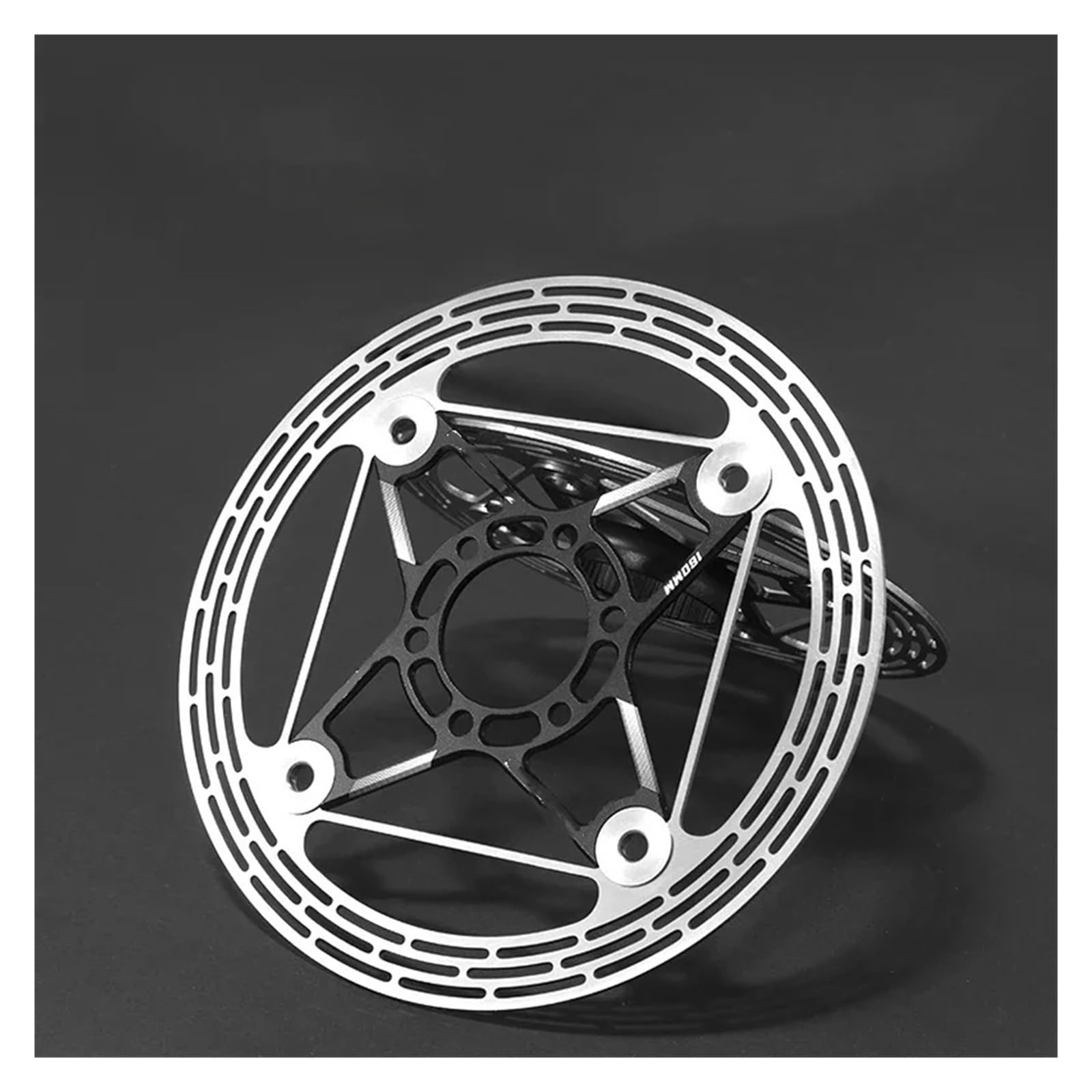 Disco freno Rotore del freno a disco per bici da strada 140mm 160mm Compatibile con blocco centrale idraulico flottante a 6 bulloni in acciaio inossidabile(Screw 140MM)