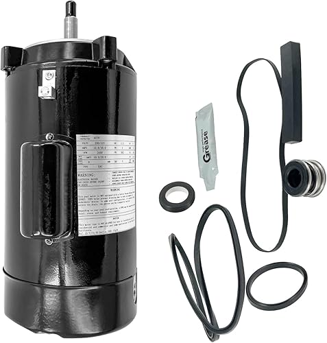 Miniatura 8 de VANPERT UST1202 Motor de bomba de piscina UP-Rated SP2615X20 Motor de bomba de piscina 2 HP con sello PS-201 115208-230V apto para bombas Hayward