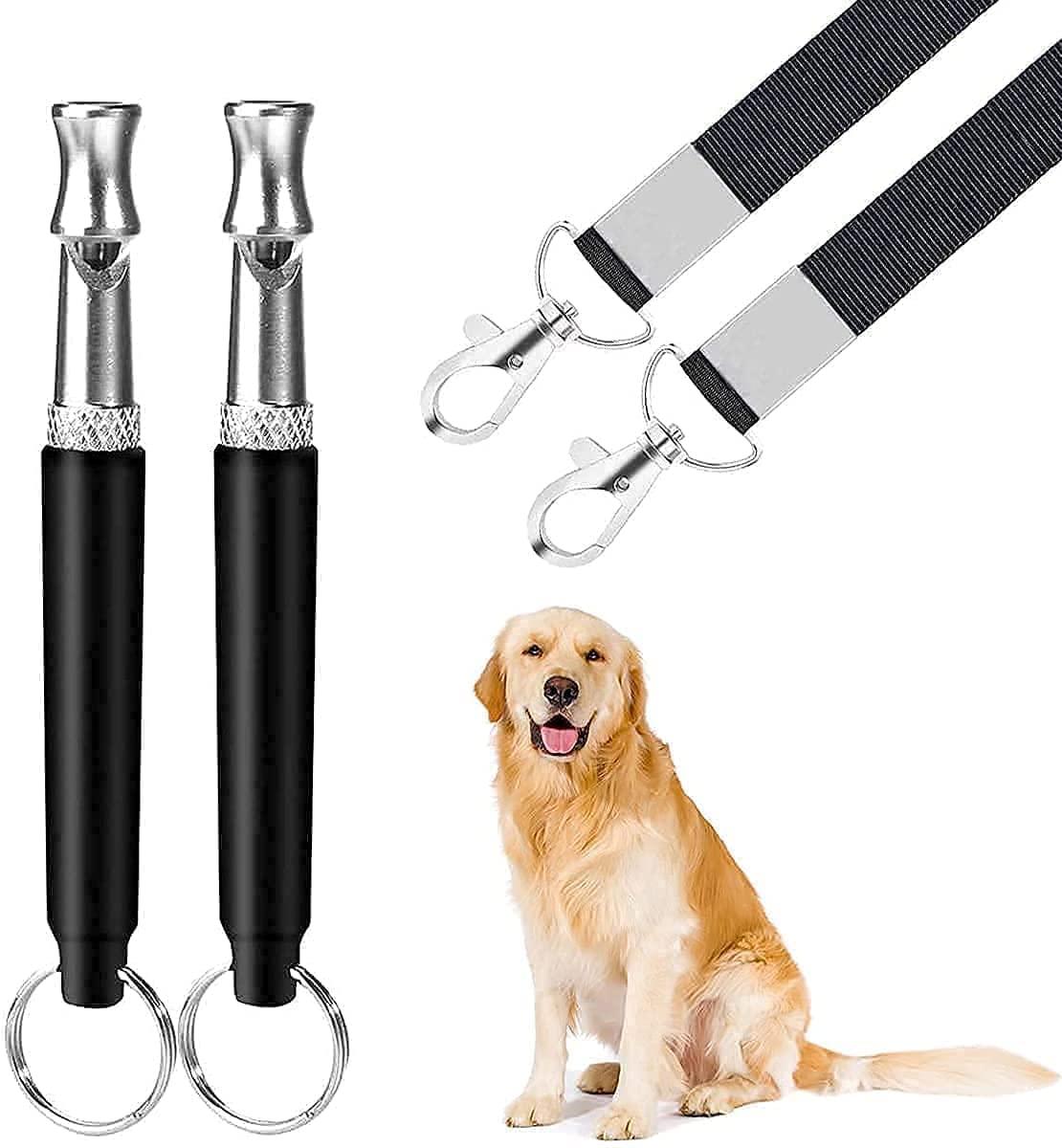 Emily Pets Dog Clickers with Wrist Bands, Colorful and Effective Training Tools Dogs Training kit for Puppy or Cat (Pack of 2, Whistle) (B0BPDHL22N) Amazon Price History, Amazon Price Tracker