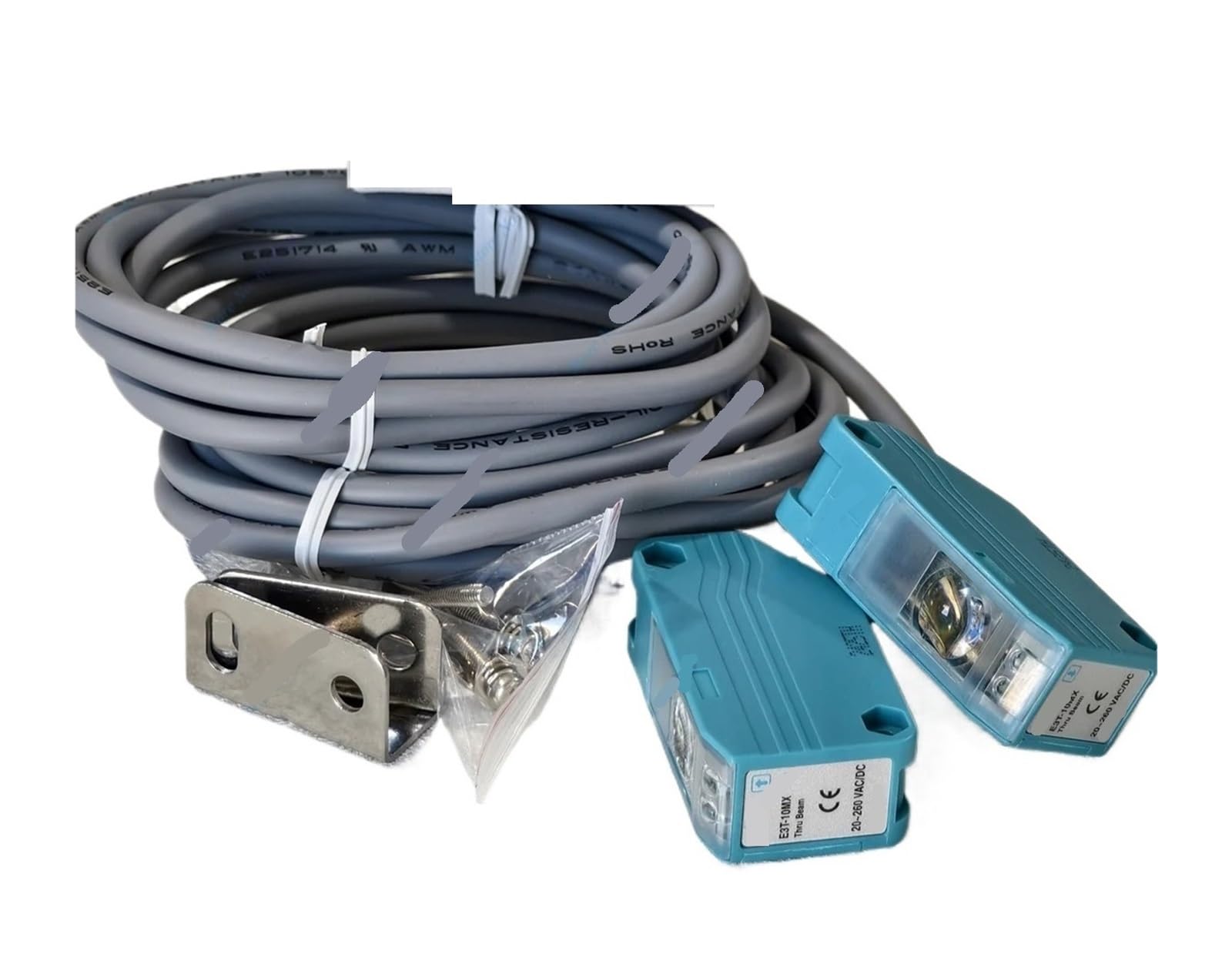 JJKKOZVQF E3T-10MX Photoelectric Switch Sensor E3T-10MX+BR-1