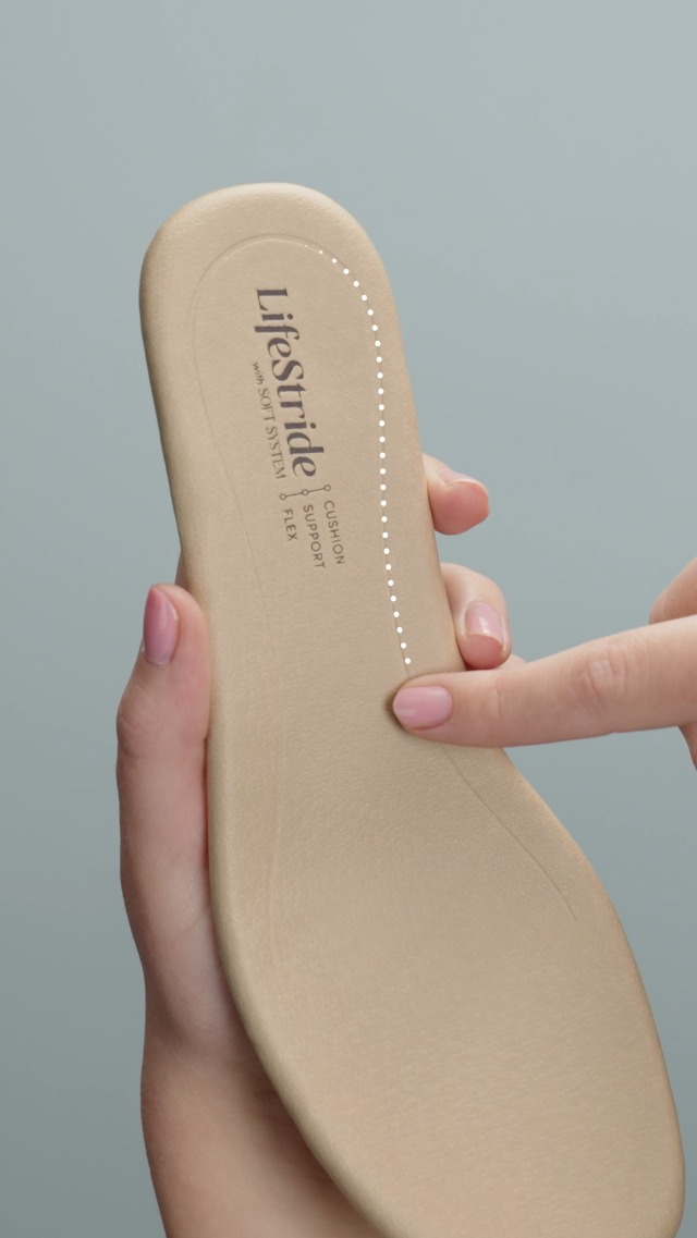 Amazon.com | LifeStride Womens Odette Sandal Black 5 M | Platforms