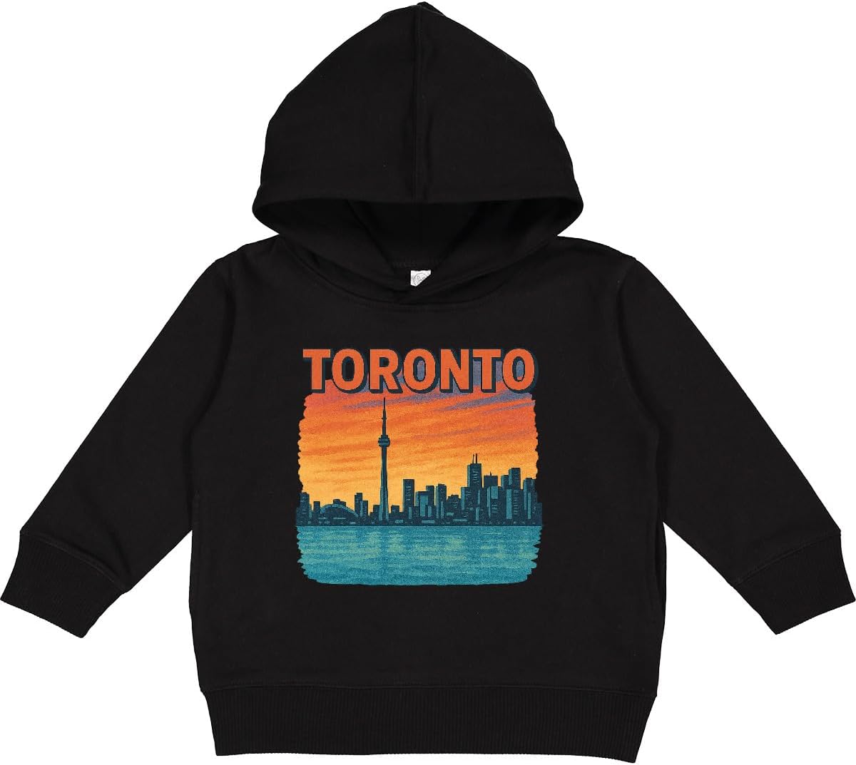 inktastic Toronto Skyline Toddler Hoodie