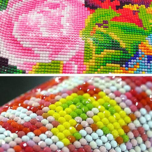 Ajcoflt Kit de pintura diamante 5D DIY 14 * 18 polegadas / 35 * 45 cm Broca completa DIY pintura dia
