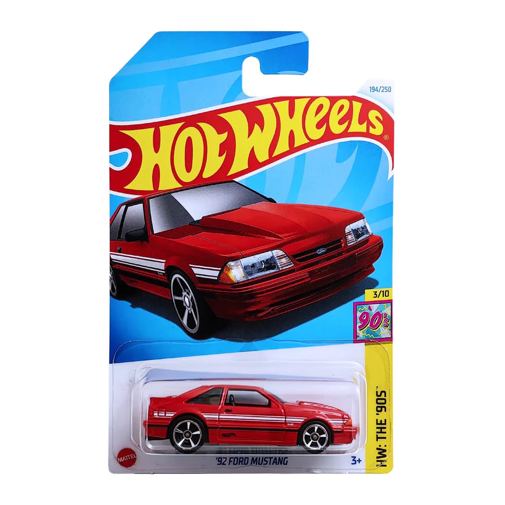 Hot Wheels 92 Ford Mustang HW The 90S Ages 3 and Up (Red) (B0D6YP9T37) Amazon Price History, Amazon Price Tracker