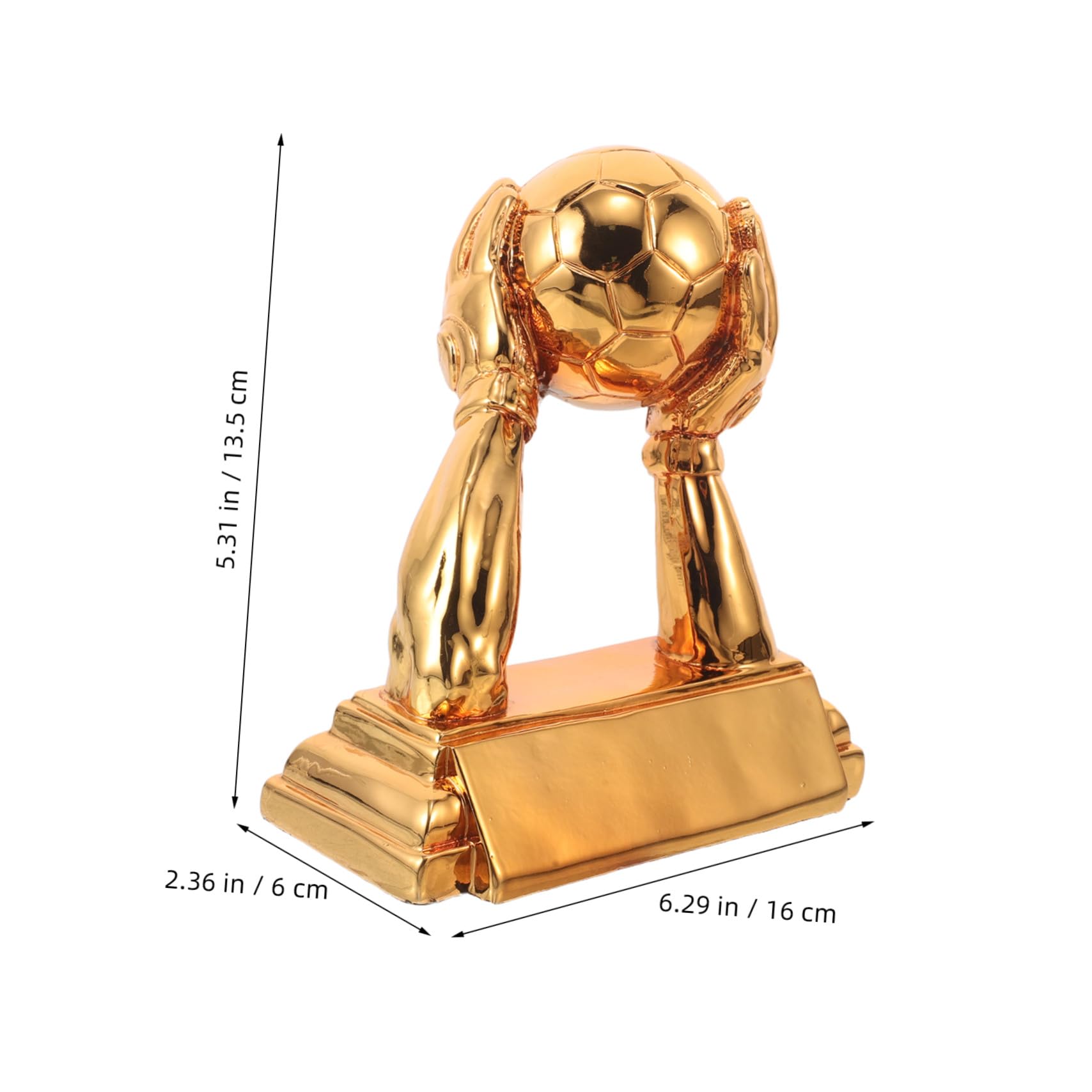 VICASKY Premio Portiere Calcio in Resina per Tornei Scolastici e Squadre Giovanili Souvenir