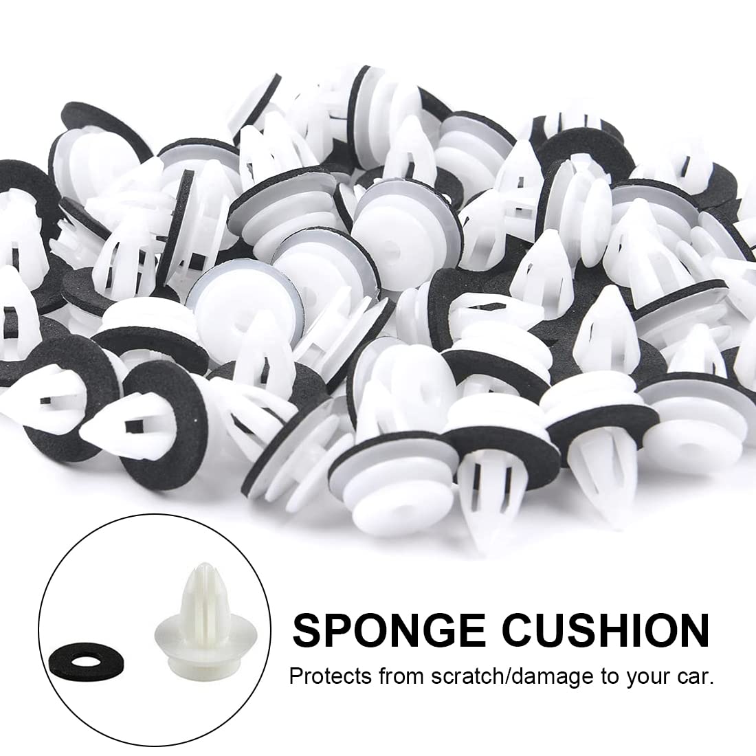 10 X Rivestimento Porta Auto Clip Di Fissaggio Per VW GOLF V 5