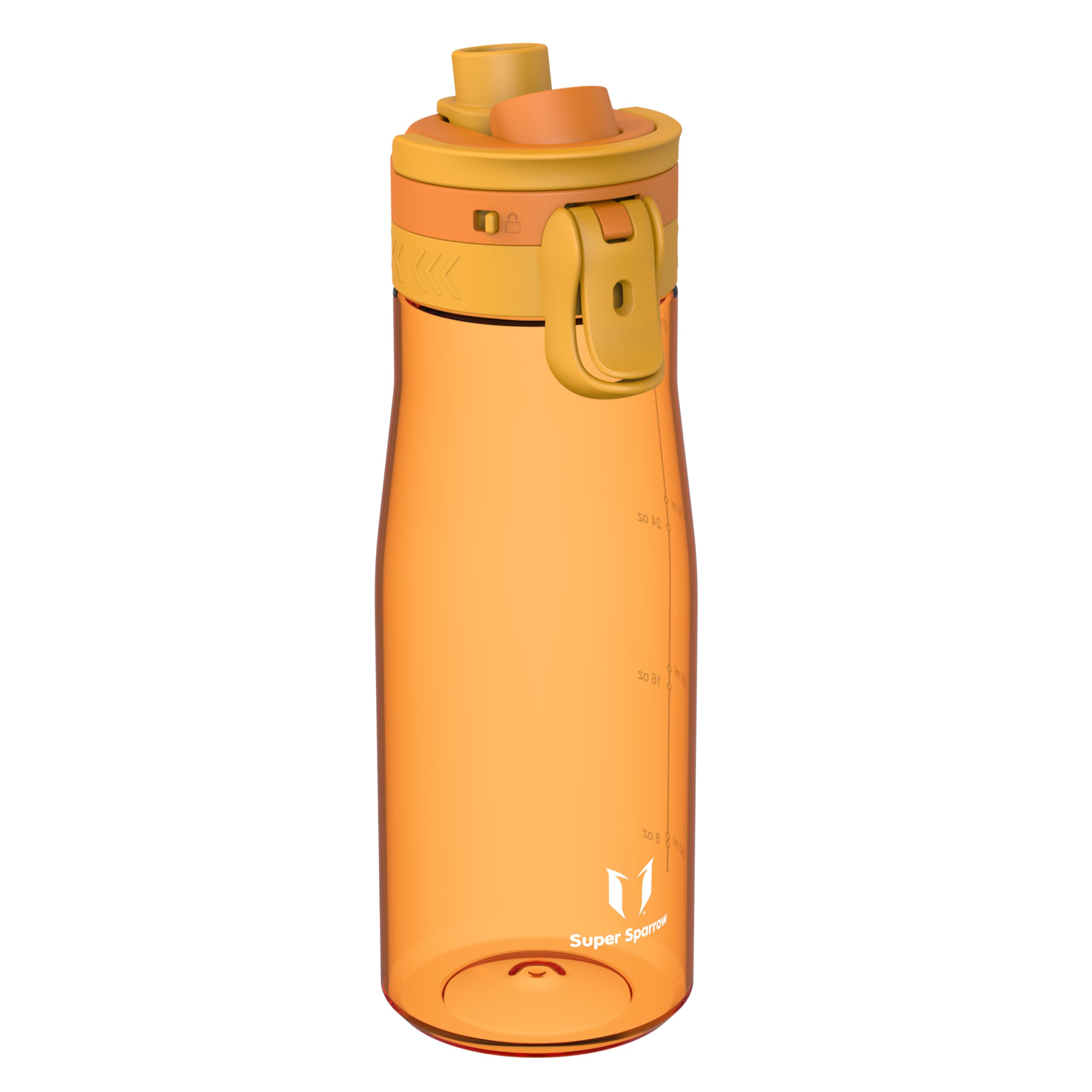 Super Sparrow Water Bottle 1000ml - One-Tap TouchGulp Bottle - Non-Toxic BPA Free - Lightweight & Sustainable Tritan Water Bottles for Sports, Travel, Outdoors