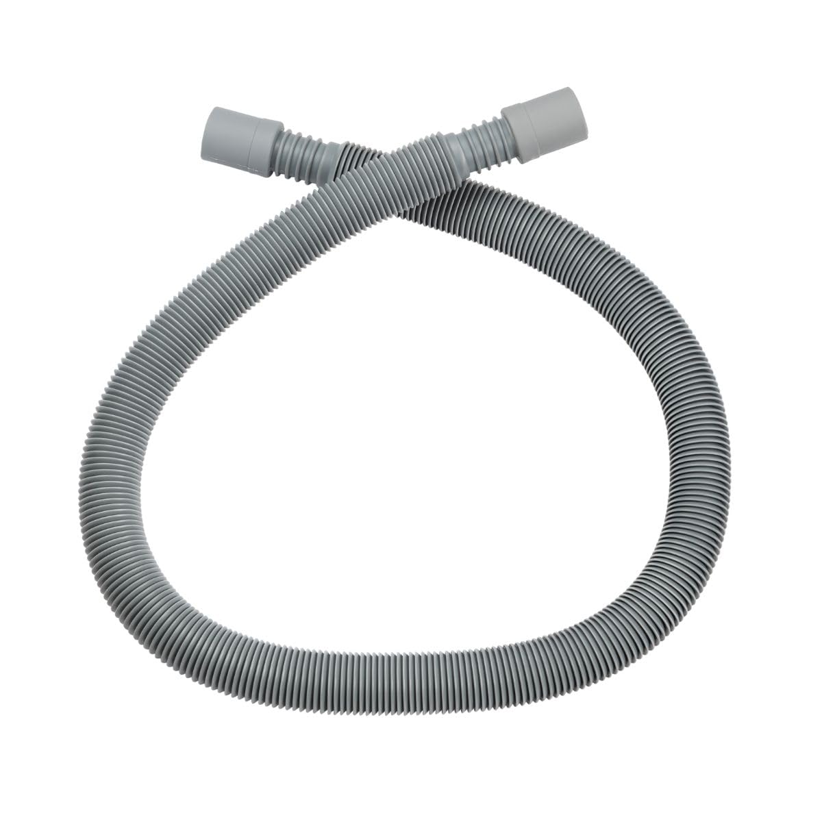 Fackelmann 5402450 Tuyau de vidange Extensible pour Lave-​Vaisselle et Machine à Laver, Plastique, Gris, 3 m