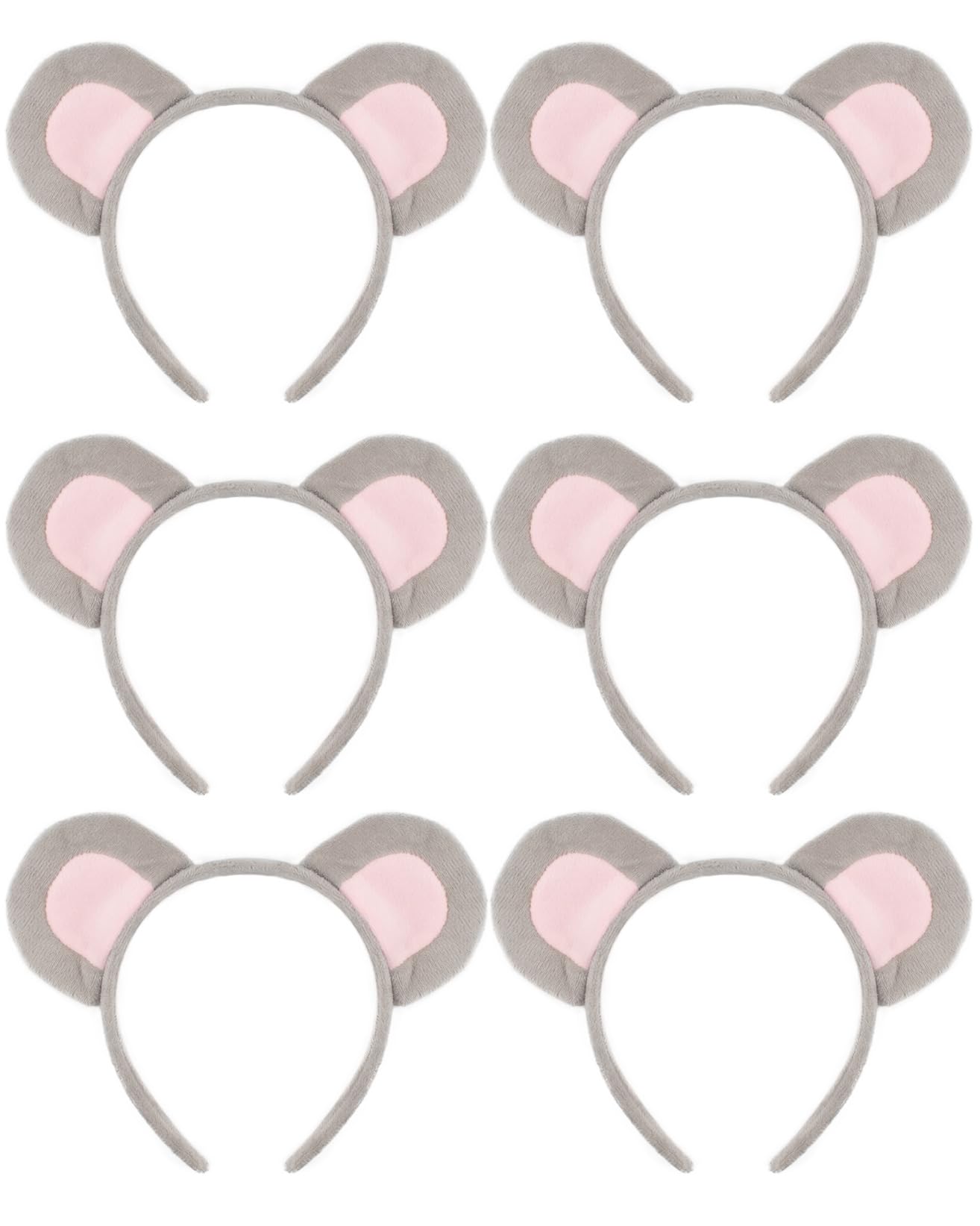 HODRME 6 PCS Animal Ears Headband-Halloween Christmas Festival Theme Party Animal Cosplay Costume Headbands