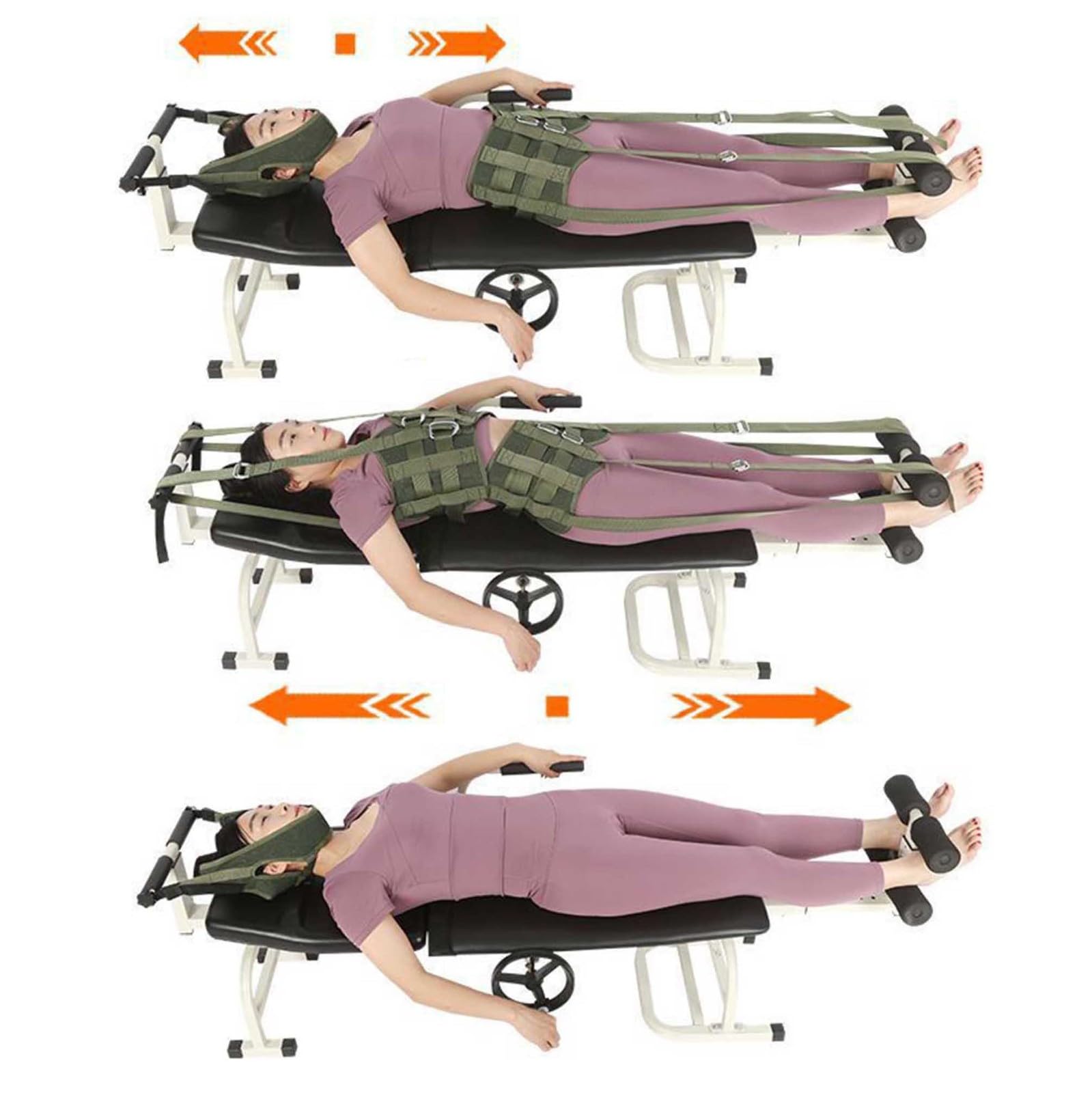 Cama Tracción Cervical y Lumbar Adecuado Hernias Discales Dolores Cervicales Alivia el Dolor y Mejora La Postura Equipo Dispositivo Estiramiento Corporal