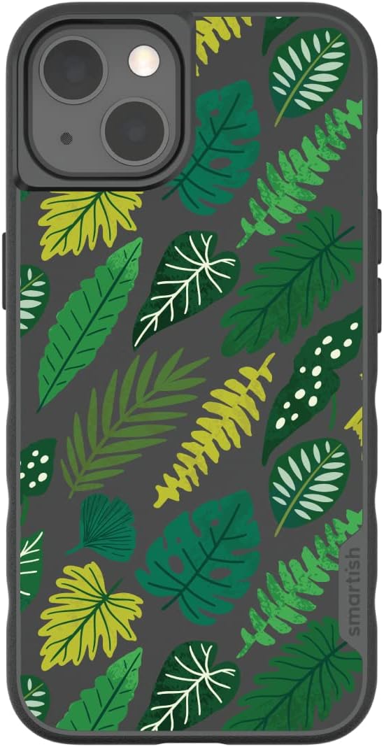 Smartish - Leaf Me Alone - iPhone 13 MagSafe Case - Gripmunk [Lightweight + Protective] Thin Cover - Fits iPhone 13