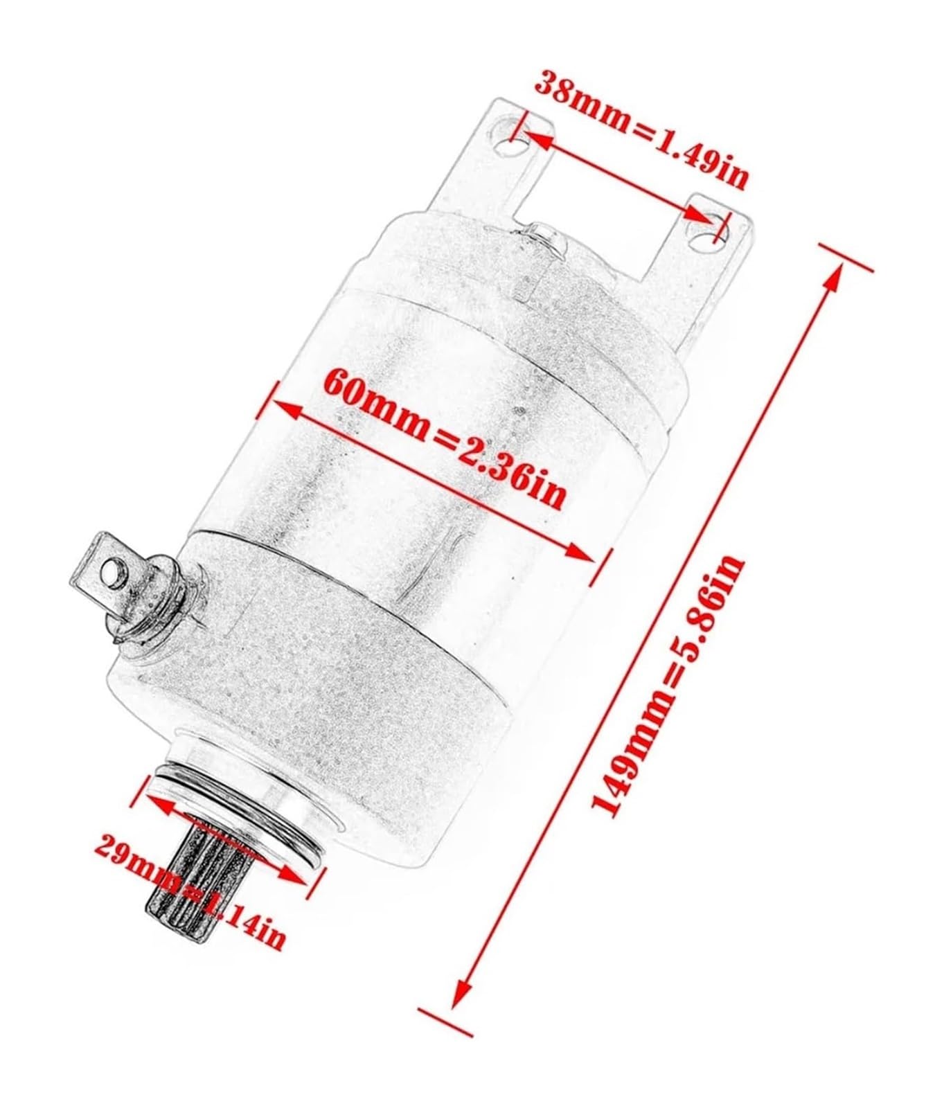Motor Generador para Riva 125 XC125 1985-2001 para Cygnus 1985-1993 Motor De Arranque 2YM-81800-01 2YM-81800-00 50M-81800-M0 2YM-81890-00