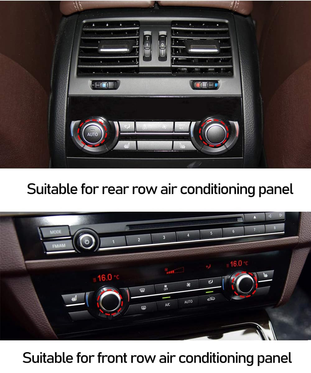 Auto Klimaanlage Knopf Klima Regler Knopf Reparatursatz Temperatureinstellung Drehschalter für B-M-W 5er Serie F10 F11,6 Serie F12 F13,7 Serie F01 F02, X5 F15, X6 F16