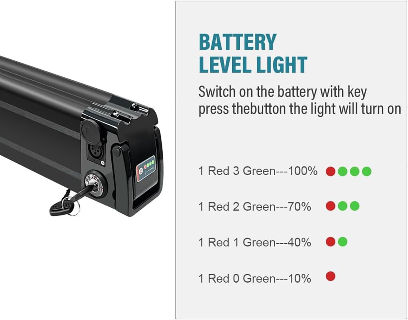 36V/48V Batterie Pour Vélo Électrique, Batterie Lithium-Ion, Bloc-Batterie Au Lithium, Avec Carte De Protection BMS Et Chargeur, Pour Moteur De 250W À 1000W 36V,13Ah