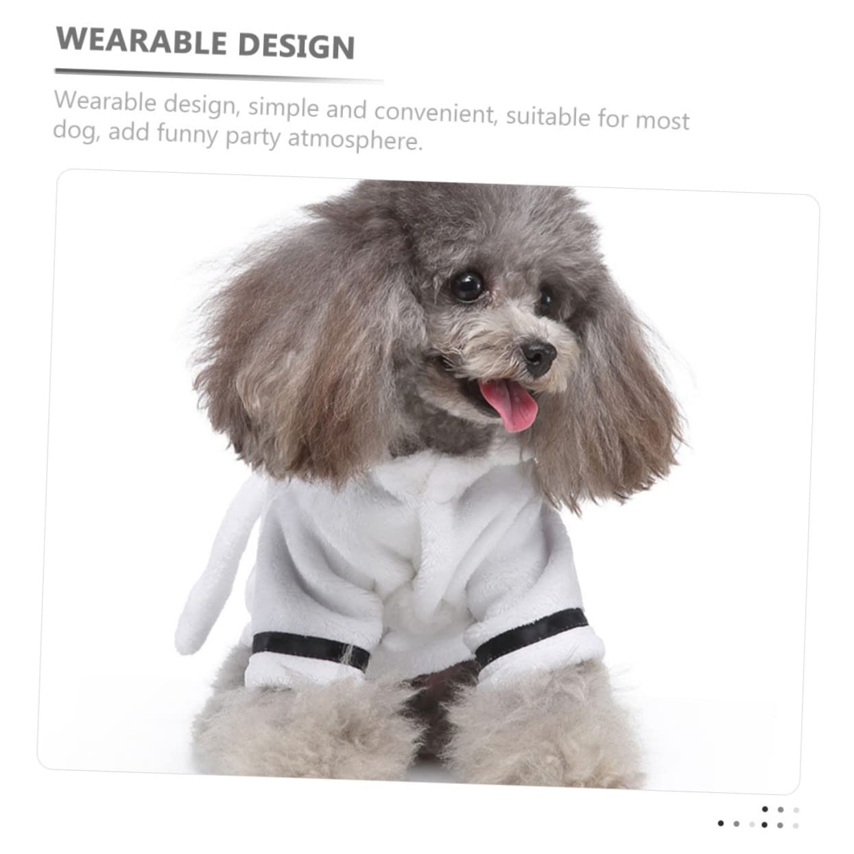 POPETPOP 5 Pezzi di Abbigliamento per Animali Domestici Accappatoio per Cani Accappatoio Assorbente per Acqua Comodo per Cani Elegante
