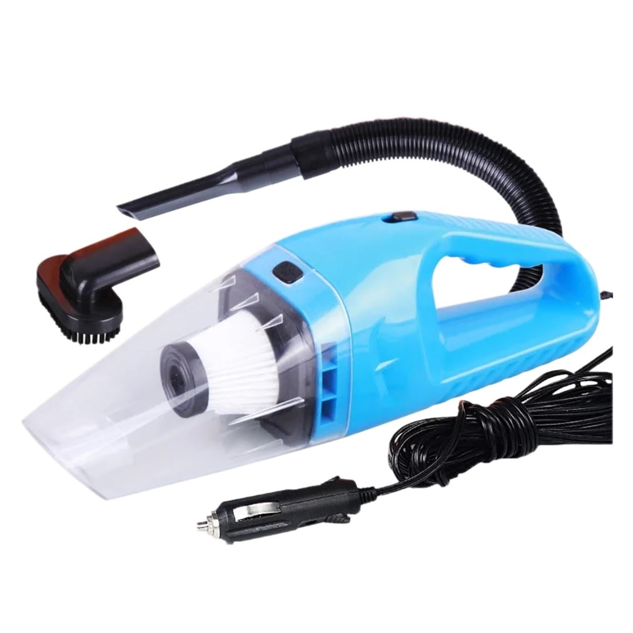 Aspiradora portátil mini de mano for coche, 12 V, 120 W, doble uso, for uso húmedo y seco, con súper succión y filtro HEPA desmontable.(Blauw)