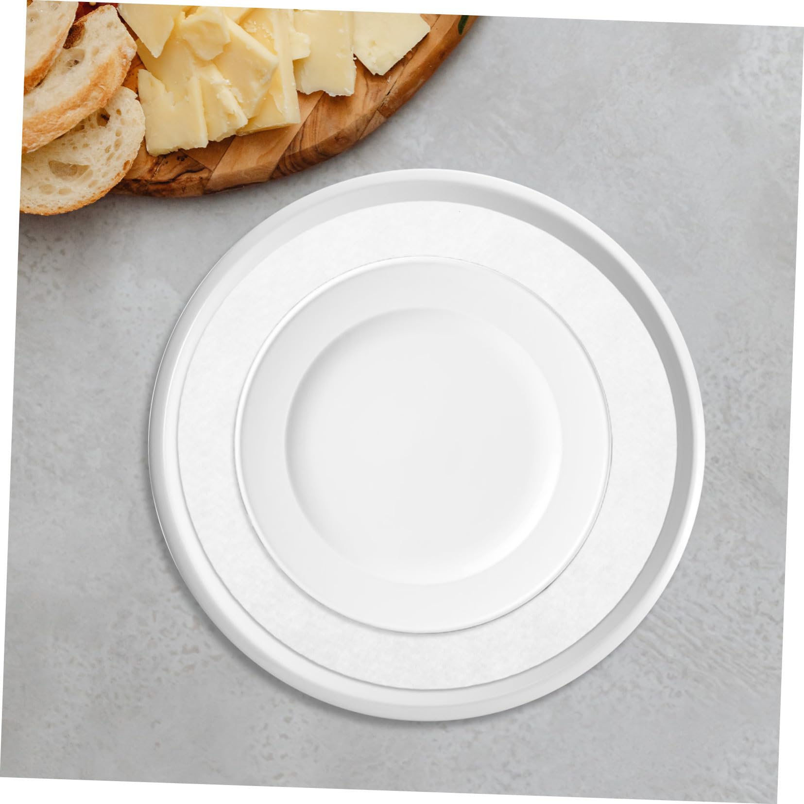 50 Piezas Protector de Placa Fieltro Separador de sartenes agarraderas para ollas de Cocina White