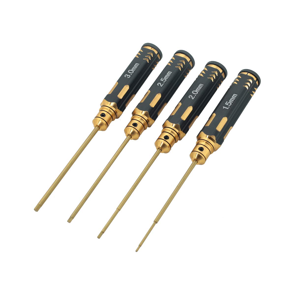 DEVMOHex Driver Set 4 Piece Steel Allen 1.5 2.0 2.5 3.0 mm Hex Screw driver Tools Kit Se RC ToolsHelicopter
