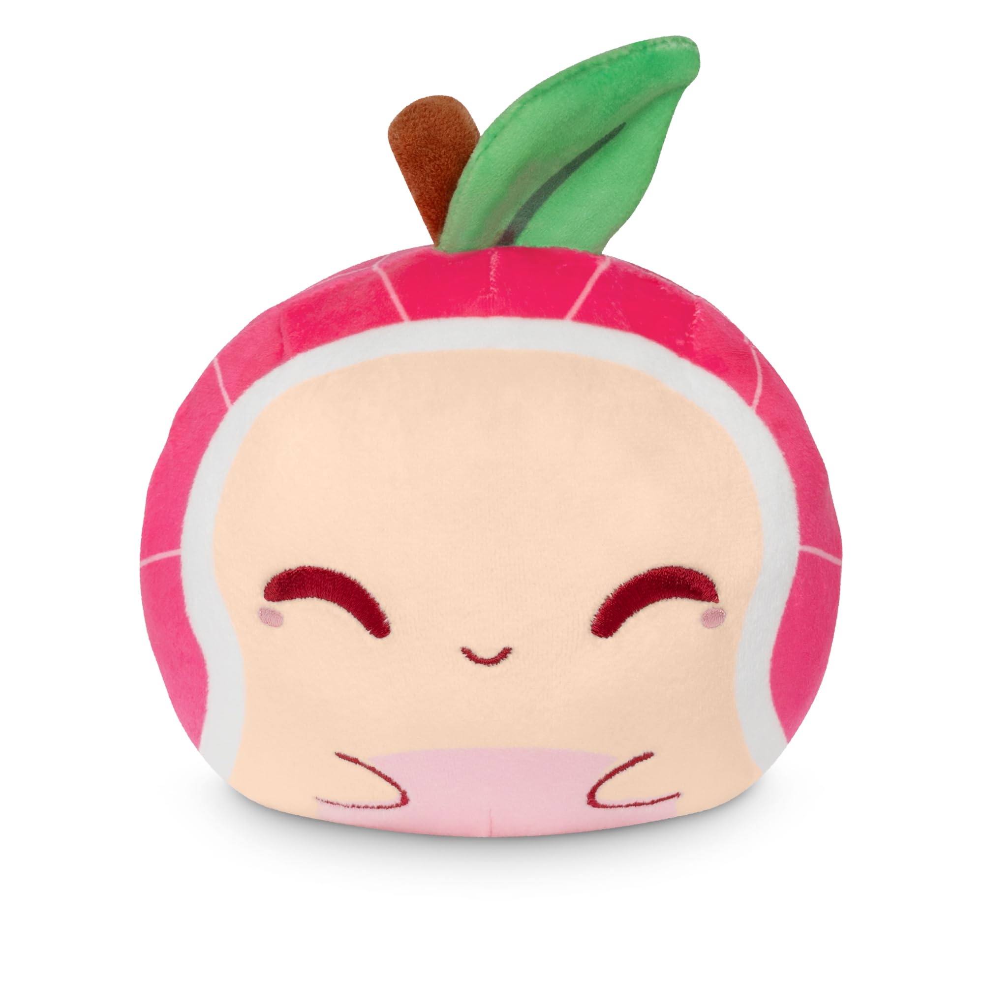 TeeTurtle 4" Reversible Turtle Plushie - Cute Kawaii Red and Green Apple Turtle - Soft Stuffed Animal