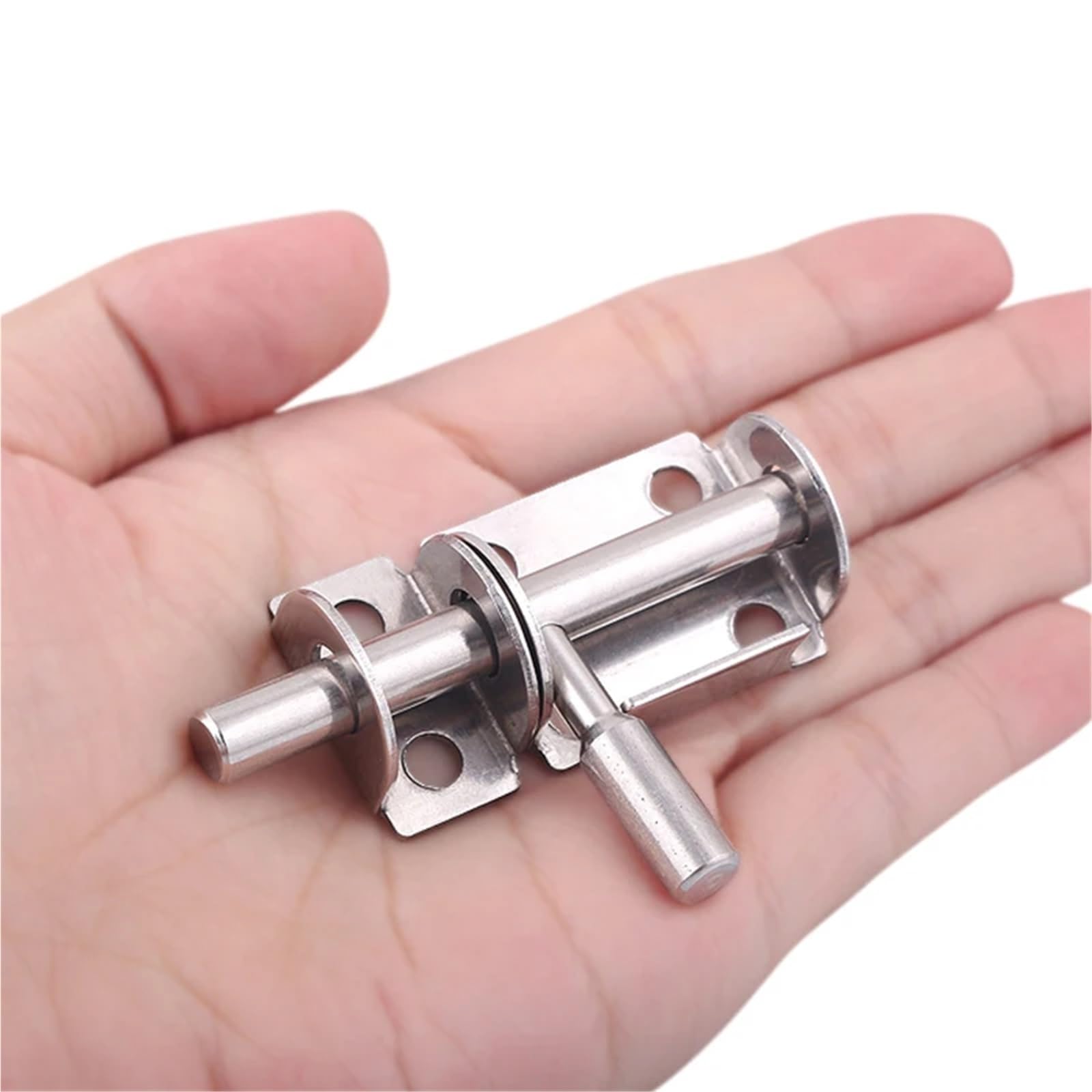 Loquet de porte coulissante acier inoxydable 5,1 cm quincaillerie pour clôture en bois