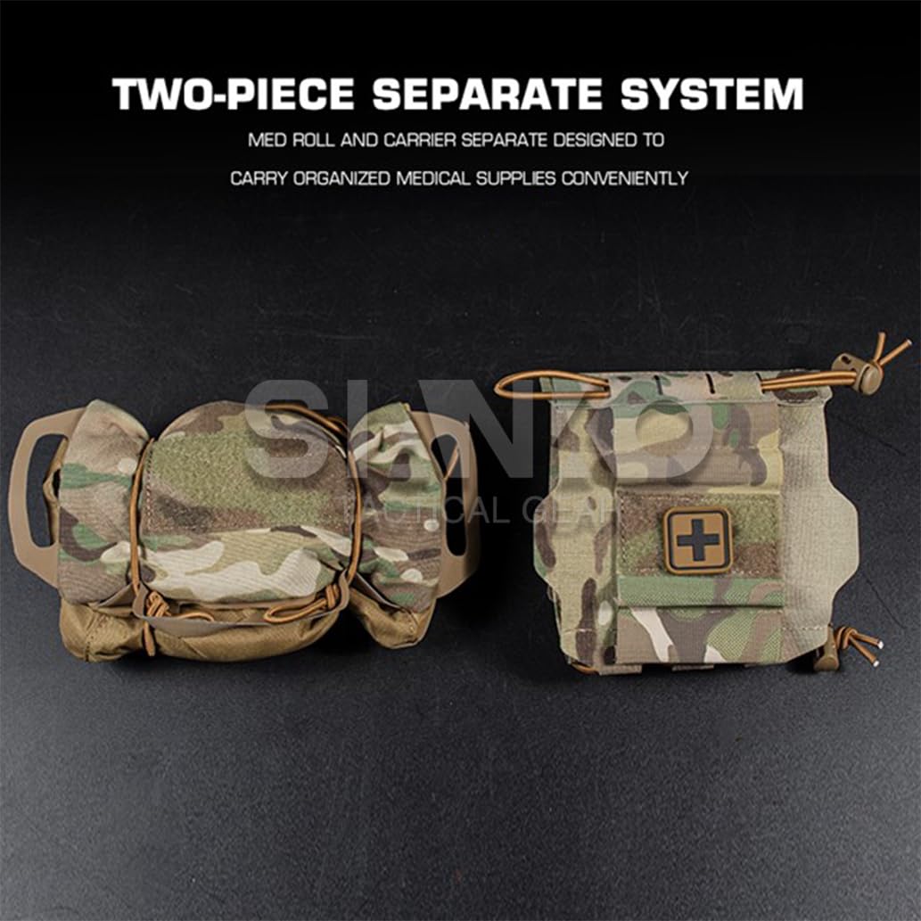 Bolsa táctica EMT IFAK de primeros auxilios de emergencia médica, bolsa Molle, equipo de airsoft para caza, deportes al aire libre, cinturón Molle, accesorio para mochila