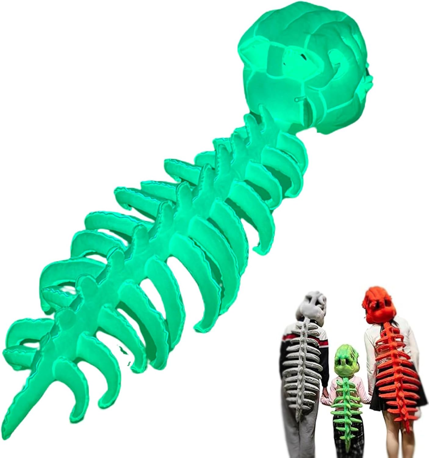 Glow in the Dark Dinosaur Skeleton – 3D Dinosaur Model with Luminous Bones, Perfect for Halloween, Parties