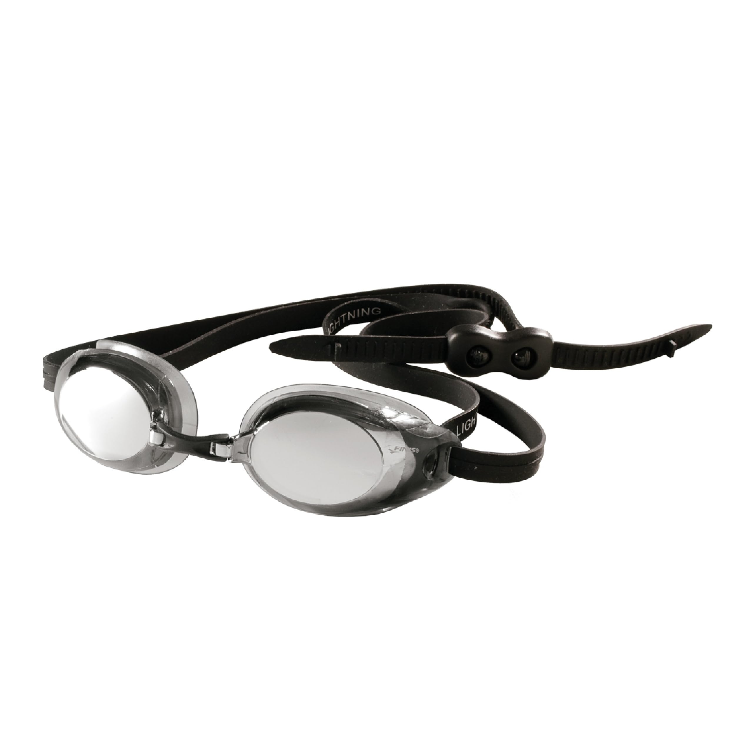 FINIS Lightning Goggles - Competitive Swim Goggles for Women & Men - Adjustable Silicone Straps - With 4 Interchangeable Nose Pieces