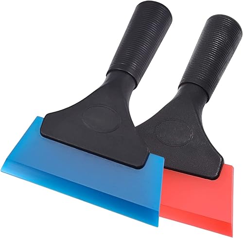 LZ Escobilla de ducha para puertas de vidrio, escobilla de limpieza para ventanas, escobilla pequeña con hoja de goma, mini herramientas de tintado disponible en Yaxa Colombia