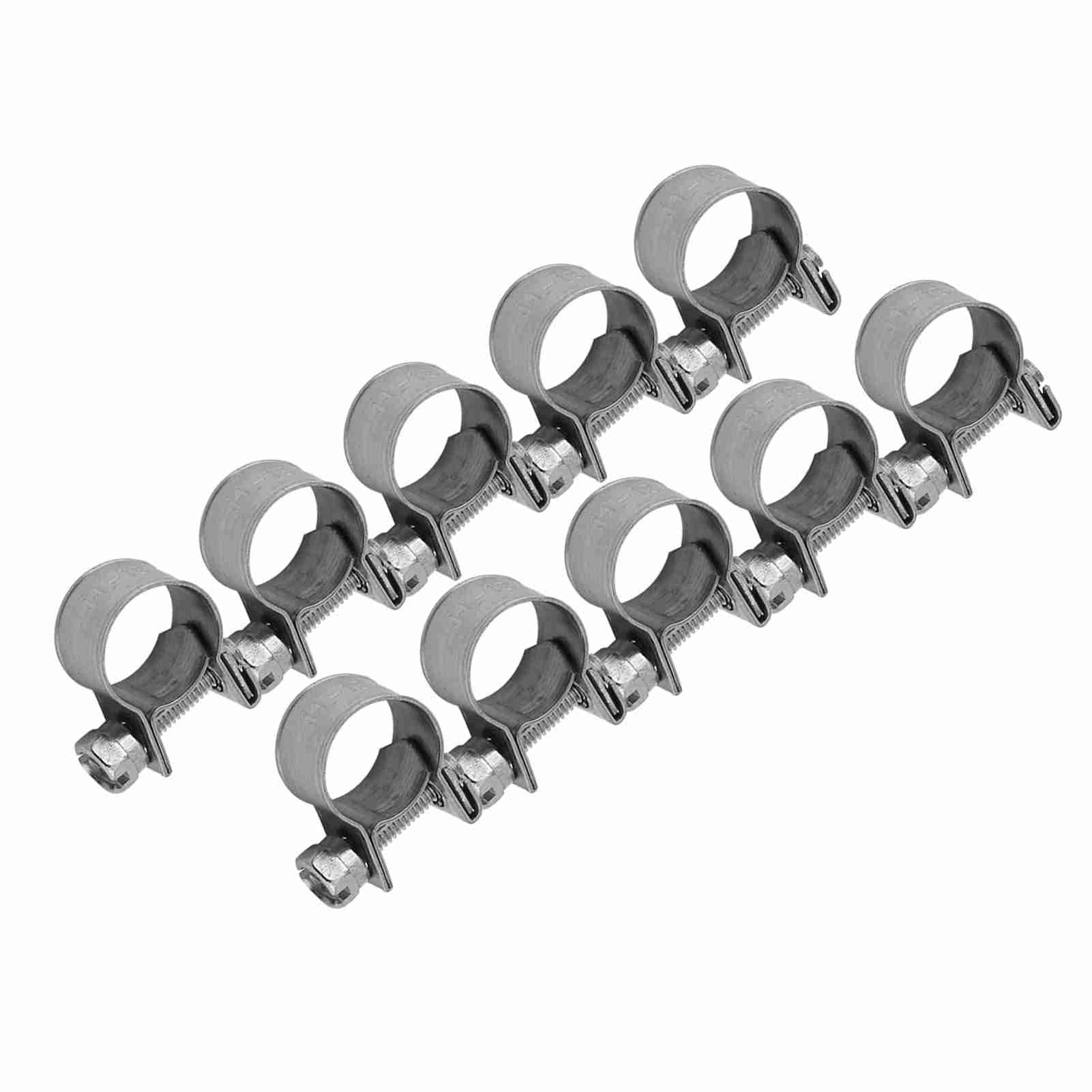 Rustproof 304 Stainless Steel Hose Clamps 10pcs, Convenient Installation - Image 2