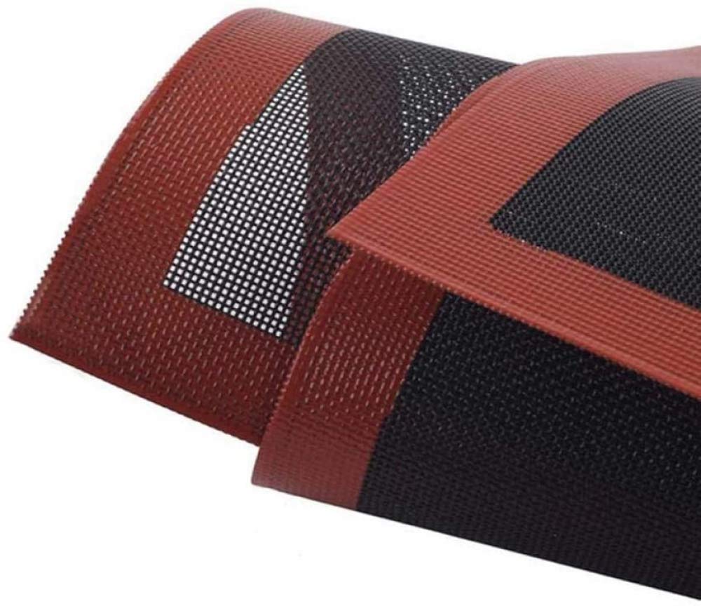 CLQ Alfombrilla De Silicona para Hornear, Forro Antiadherente para Horno, Perforado para Hornear Galletas, Bandeja para Hornear, Alfombrilla-37 * 57cm