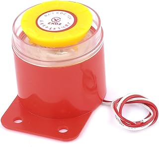 Aexit BJ-10 Wired Security & Surveillance Continuous Sound Electronic Alarm Buzzer DC Horns & Sirens 12V 100dB