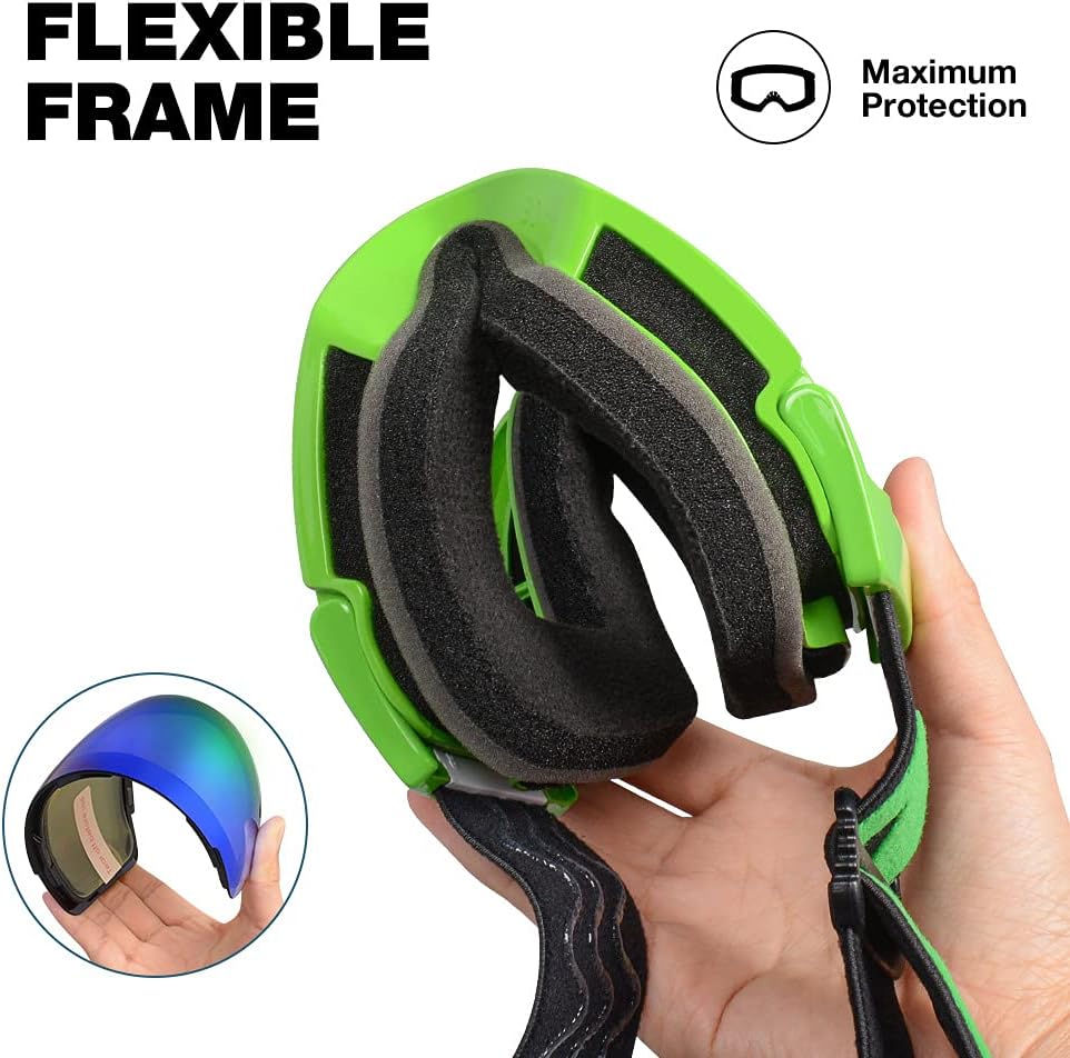 ZIONOR X4 Ski Goggles Magnetic Lens - Snowboard Goggles for Men Women Adult - Snow Goggles Anti-fog UV Protection - Image 7