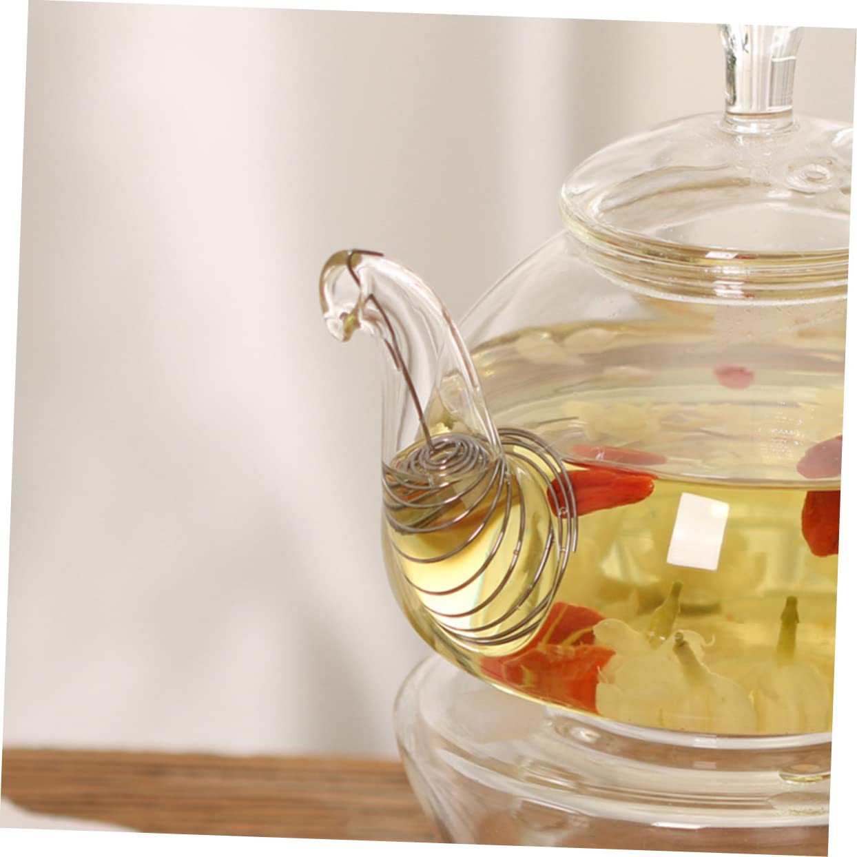 WATIIFUFU Lot De 20 Filtres à Thé En Acier Inoxydable, Passoires à Ressort Grandes Tailles, Maille Fine, Accessoires Pour Théière, Adaptés à L'infusion De Thé En Vrac, Usage La Cuisine Quotidien