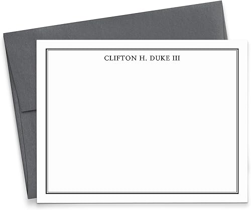 Modern Pink Paper Mens Personalized Stationery Set for Boys, Boys Personalized Thank you Notes, Men Custom Note Cards, Mens Stationary Set, Your