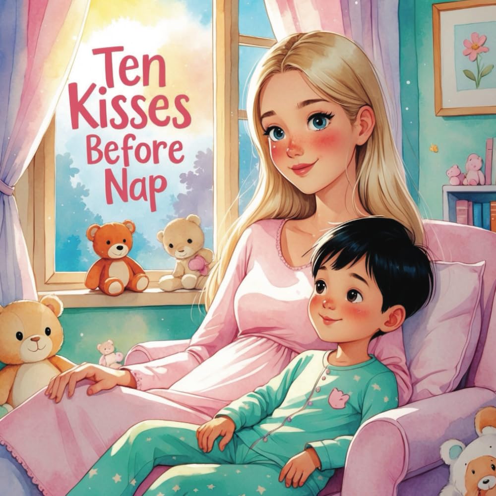 Ten Kisses Before Nap: A Sweet Bedtime and Naptime Counting Book for Toddlers and Preschoolers About Love, Routine, and Calm (The Love-You-Times-Ten Series)