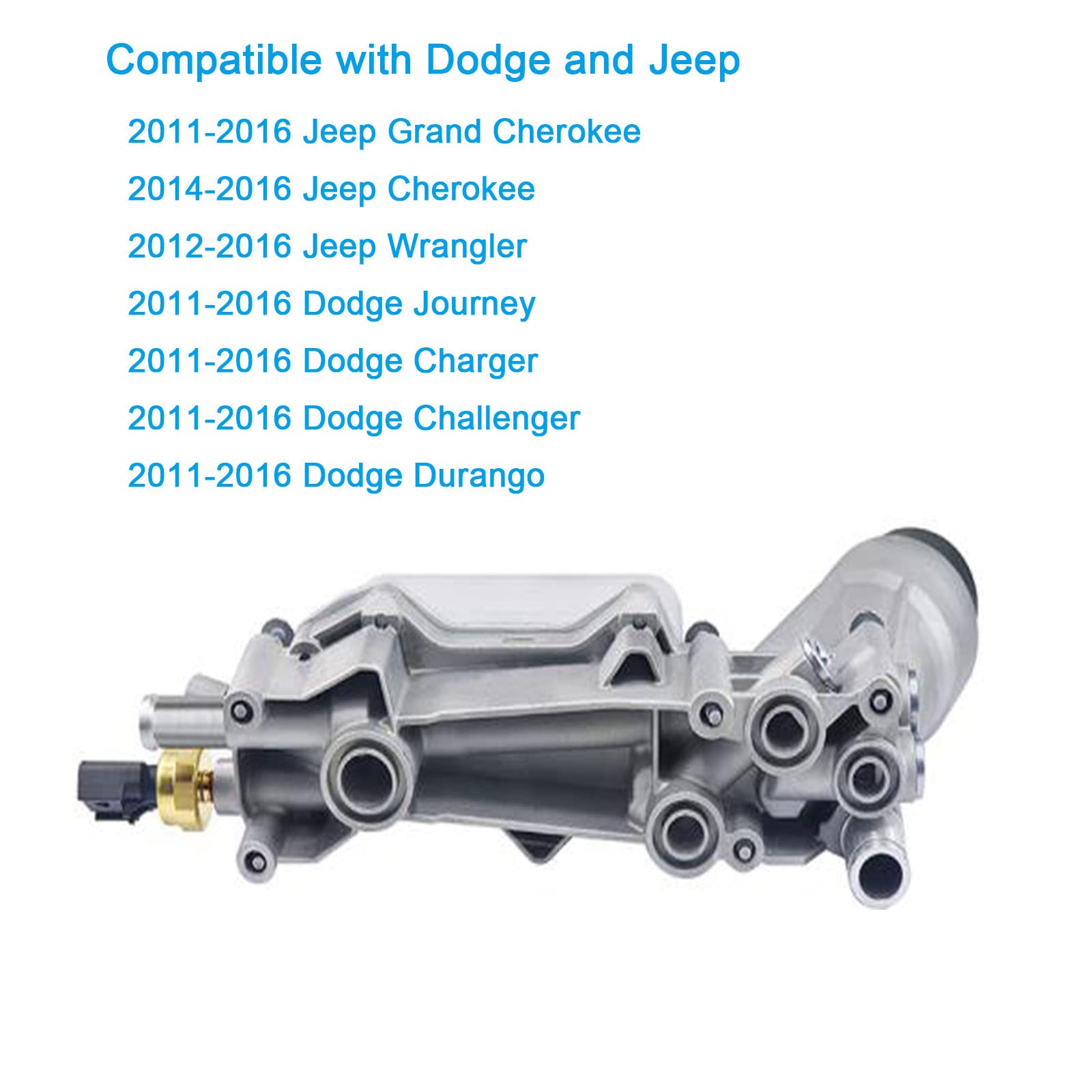 Engne Ol Flter Housng O-Rng Kt For 2014-2021 Chrysler Dodge Jeep - Foto 11