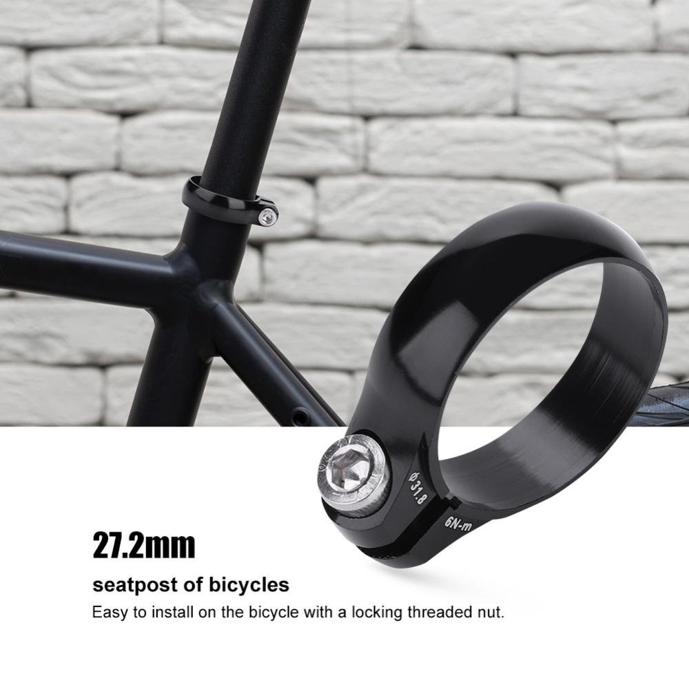 Create Idea Lot De 2 Colliers De Selle à Dégagement Rapide – Alliage Alu Noir 31.8mm – Pour Vélo Route Et VTT Create Idea Lot De 2 Colliers De Selle à Dégagement Rapide – Alliage Alu Noir 31.8mm – Pour Vélo Route Et VTT