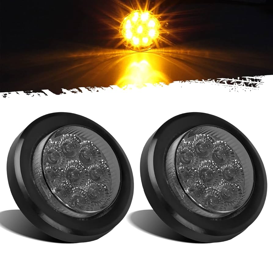 Amazon.com: Partsam 2Pcs 2 Inch Round Amber Led Side Marker Amazon.com: Partsam 2Pcs 2 Inch Round Amber Led Side Marker