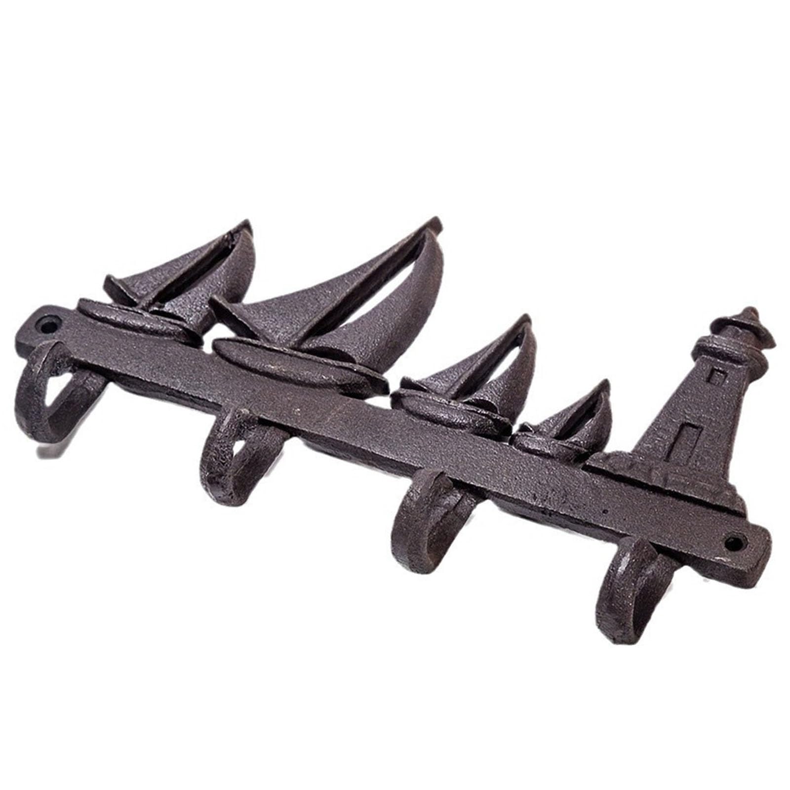 Ylfkwlhrw Noir Cast Iron Coat Hooks Vintage Vintage Wall Decoration Garden Creative Courtyard Hook For Coats Keys Bags