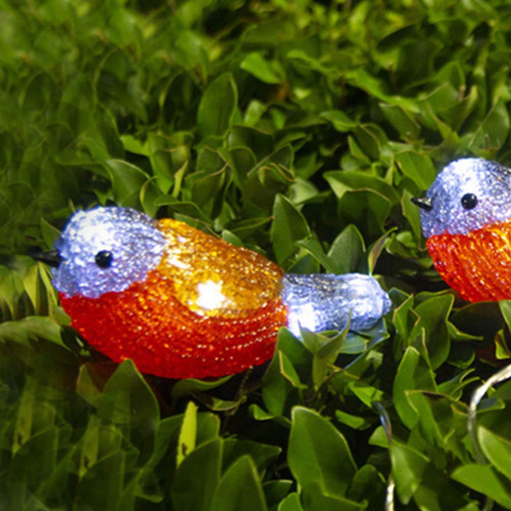 SOLUSTRE Wasserdichte Vogel Lichterkette Led Mini Dekoration Für Innen Und Außen Mit Kreativen Lichtakzenten Für Partys Und Feiertage
