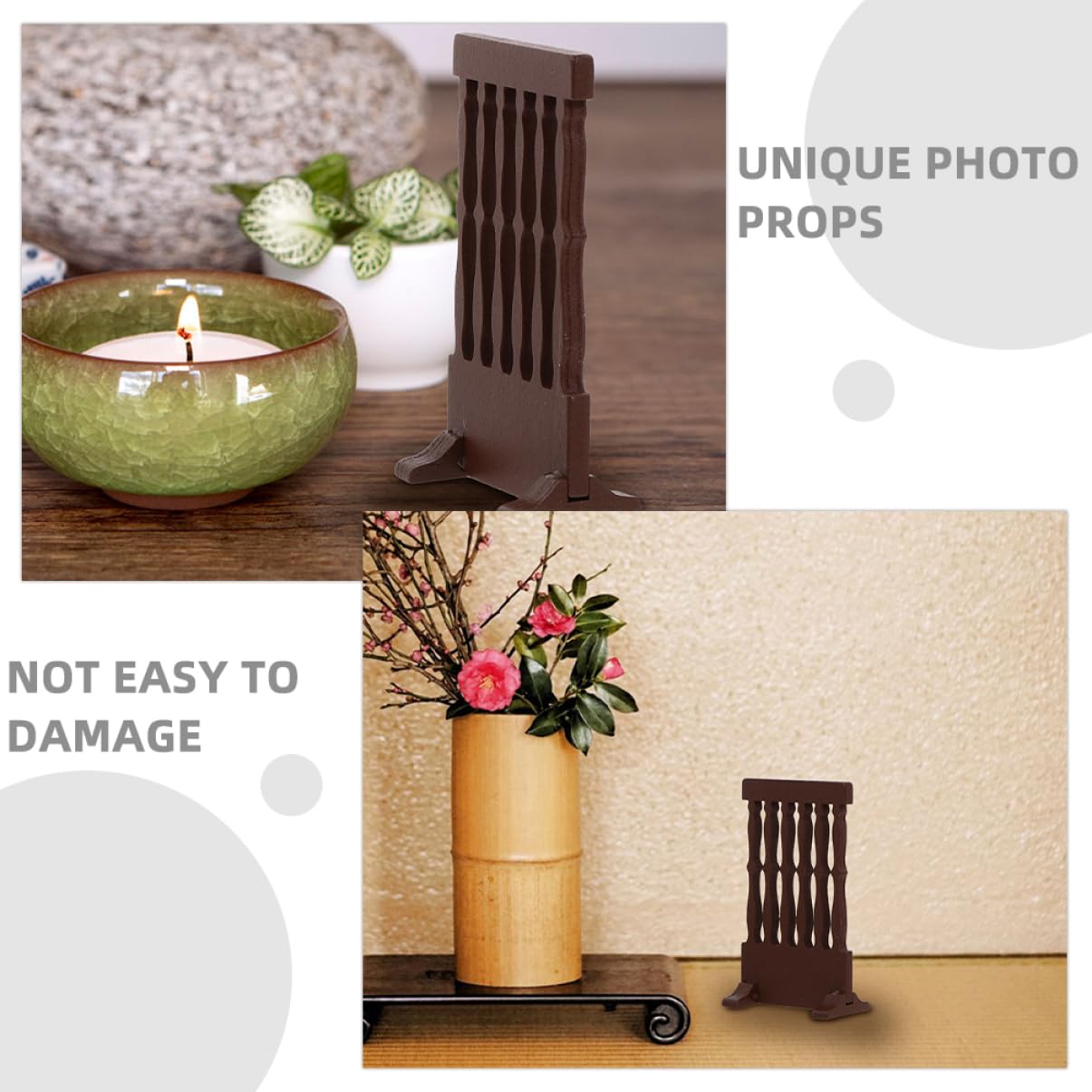 Amazon.com - Toyvian 2pcs Japanese Mini Screen Decor Unique